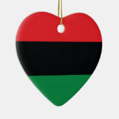 赤・黒・緑の国旗 セラミックオーナメント (右)