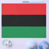 赤・黒・緑の国旗 チラシ (シングル)