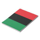 赤・黒・緑の国旗 ノートパッド (回転)