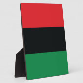 赤・黒・緑の国旗 フォトプラーク (側面)