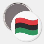 赤・黒・緑の国旗 マグネット (正面/裏面)