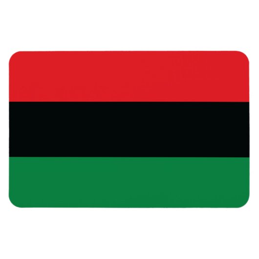 赤・黒・緑の国旗 マグネット (横)