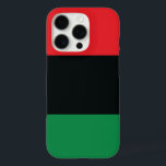 赤・黒・緑の国旗 iPhone 16 PROケース<br><div class="desc">旗の上の3つの汎アフリカ色は表している： RED：黒アフリカ系の全民族を結合し、解放のために流す血；BLACK：国州ではないけれども、国家としての存在がフラグの存在によって肯定される黒い人；そしてGREEN：アフリカの豊かな自然の富。ヴィンテージ古い学校代替ヒップホップTシャツアパレル、帽子、ステッカー頭が切れる、電話ケースなど。</div>