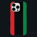 赤・黒・緑の国旗 iPhone 16 PROケース<br><div class="desc">旗の上の3つの汎アフリカ色は表している： RED：黒アフリカ系の全民族を結合し、解放のために流す血；BLACK：国州ではないけれども、国家としての存在がフラグの存在によって肯定される黒い人；そしてGREEN：アフリカの豊かな自然の富。ヴィンテージ古い学校代替ヒップホップTシャツアパレル、帽子、ステッカー頭が切れる、電話ケースなど。</div>
