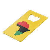 赤・黒・緑アフリカ国旗 クレジットカード栓抜き (裏面アングル)