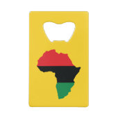 赤・黒・緑アフリカ国旗 クレジットカード栓抜き (裏面)