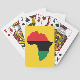 赤・黒・緑アフリカ国旗 トランプ