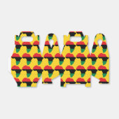 赤・黒・緑アフリカ国旗 フェイバーボックス (折り畳みなし)