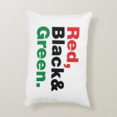 赤、黒、緑。 アクセントクッション (裏面(縦))