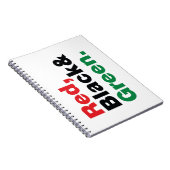 赤、黒、緑。 ノートブック (右側)