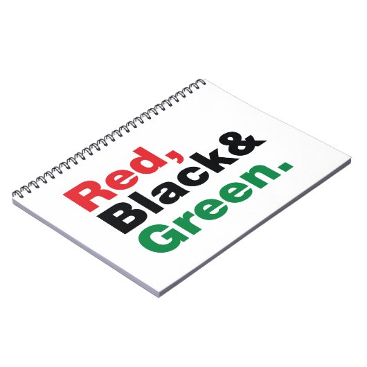 赤、黒、緑。 ノートブック (左側)