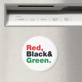 赤、黒、緑。 マグネット (インサイチュ (食洗機))