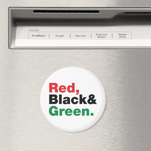 赤、黒、緑。 マグネット (インサイチュ (食洗機))