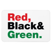 赤、黒、緑。 マグネット (横)