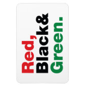 赤、黒、緑。 マグネット (縦)