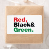 赤、黒、緑。 ラベル (インサイチュ)