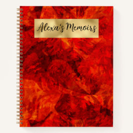 赤、黒、金ゴールド ノートブック