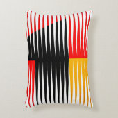 赤、黒、黄のアートワーク アクセントクッション (正面(垂直))