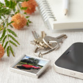 赤「75台のコルベットのアカエイKeychain キーホルダー (側面)