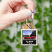 赤「75台のコルベットのアカエイKeychain キーホルダー (手)