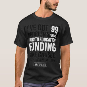 赤(ED)インディアナ先生99問題 Tシャツ