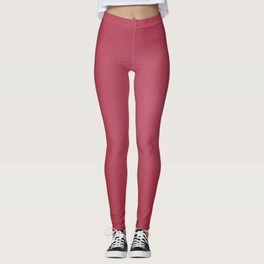 赤 | Zazzle_Growshop. レギンス (正面)