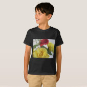 赤Amdイエローローズ Tシャツ (正面フル)