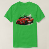 赤BMW M4 Tシャツ (デザイン正面)