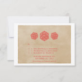 赤D20グランジサイコロゲーマー応答カード 出欠カード (正面)