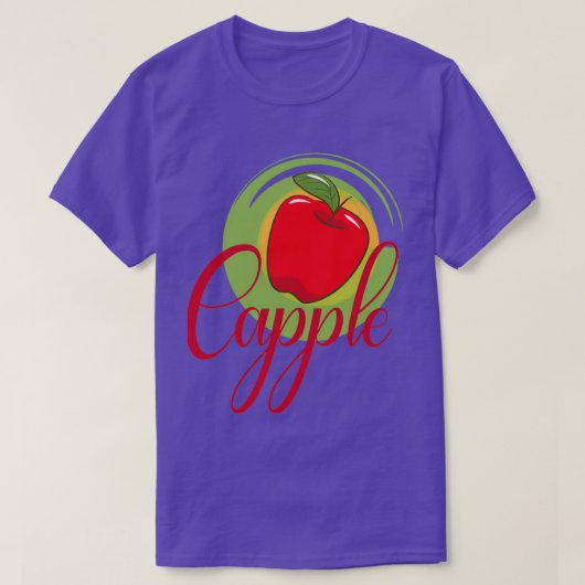 赤EappleクラシックのTシャツ Tシャツ (デザイン正面)
