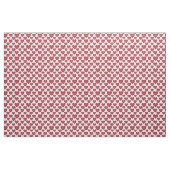 赤ECGハート医療パターン ファブリック (ヤード)