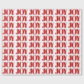 赤JOYメリークリスマスの休暇要求 ラッピングペーパー (フラット)