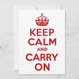 赤Keep Calm and Carry On