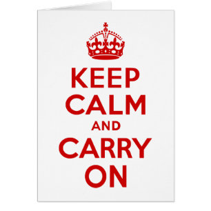 赤Keep Calm and Carry On