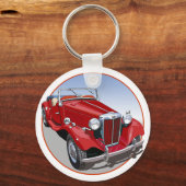 赤MG TD キーホルダー (正面)