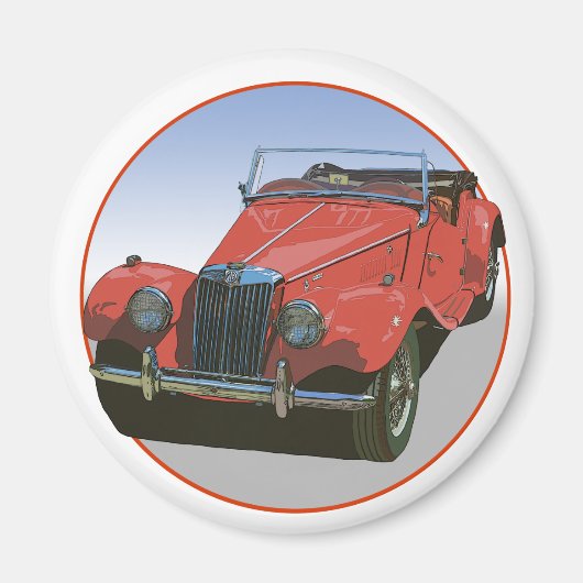 赤MG TF マグネット (正面)