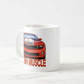赤N白のカマロ.png コーヒーマグカップ (正面左)