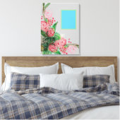 赤Rosas非対称 キャンバスプリント (インサイチュ (寝室))