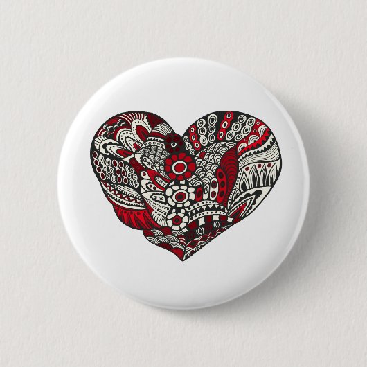 赤touch 缶バッジ (正面)