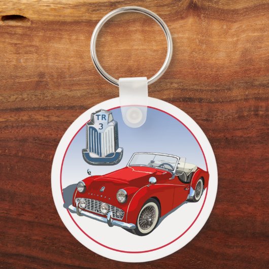 赤TR3 キーホルダー (正面)