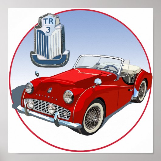 赤TR3 ポスター (正面)