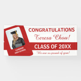 赤UPSC付きUピックスクールカラー 横断幕