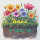 赦しが治癒をもたらす シール (正面)