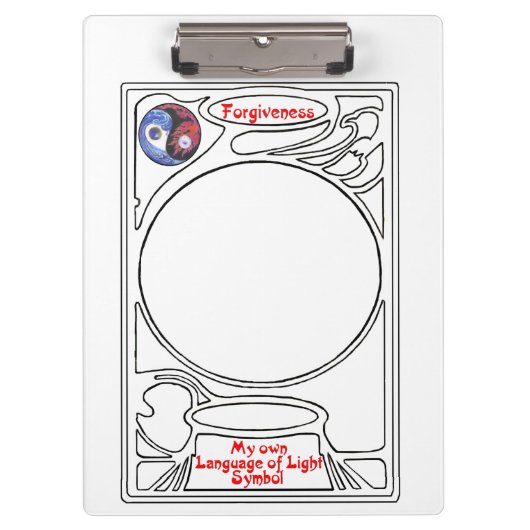 赦しのドードリングのシンボル クリップボード (正面)