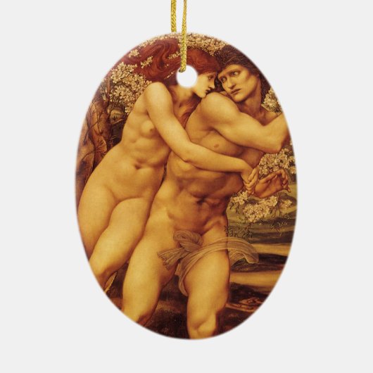 赦しの木、サー・エドワード・コーリー・バーン=ジョーンズ セラミックオーナメント (裏面)