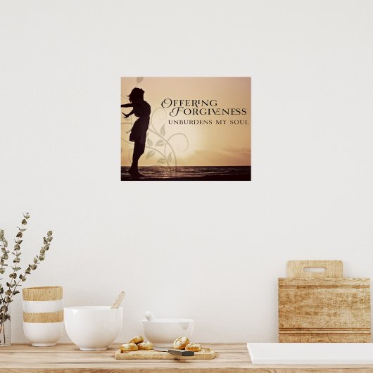 赦しを提供する ポスター (キッチン)