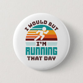 走おもしろいる私はランニングあの日 缶バッジ