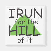 走おもしろい者 – 私走はその丘に©磁石 マグネット (正面)