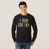 走おもしろい1に対して走のRunner I Tシャツ (正面フル)
