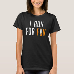 走おもしろい1に対して走のRunner I Tシャツ